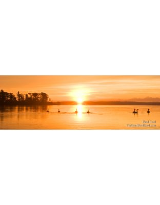 Hamlin Lake Sunrise - Panoramic