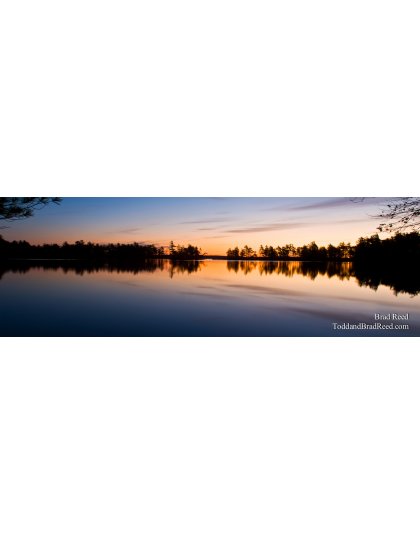 Dawn On Lost Lake - Panoramic