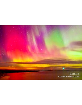 Northern Lights Over Ludington