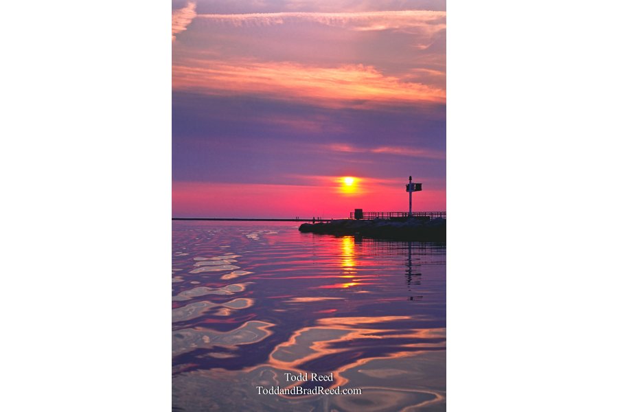 Ludington Channel Aglow