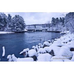 Winter at Hamlin Dam