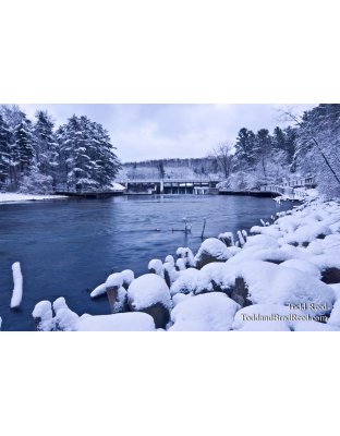 Winter at Hamlin Dam