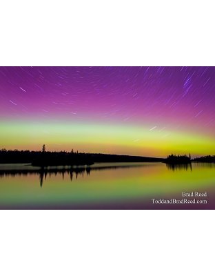Northern Lights Over Isle Royale