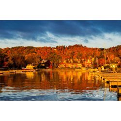 Suttons Bay Lit Up