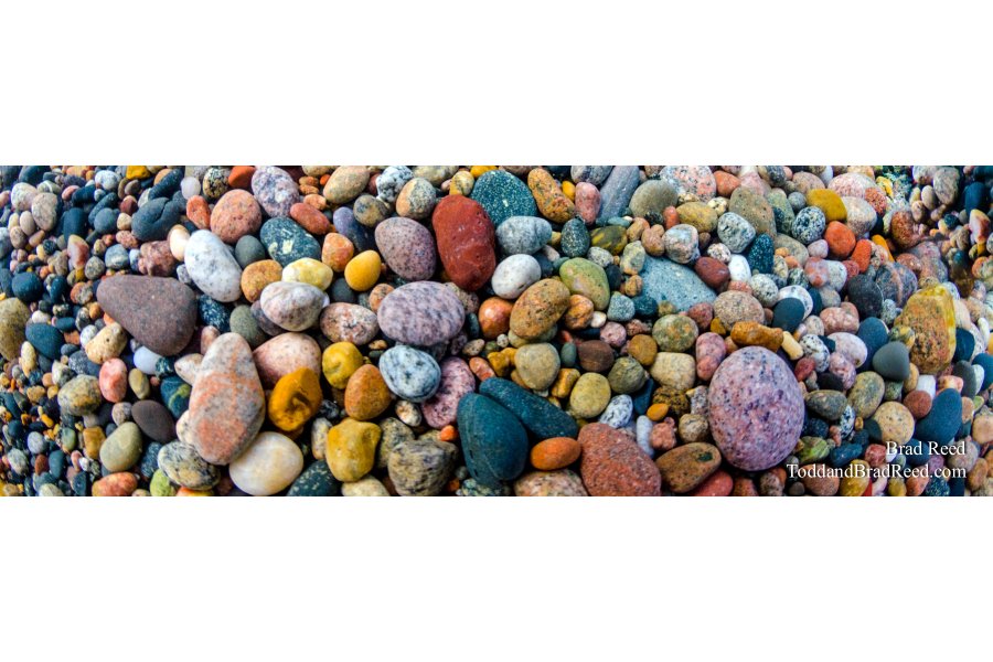 Lake Superior Rocks - Panoramic