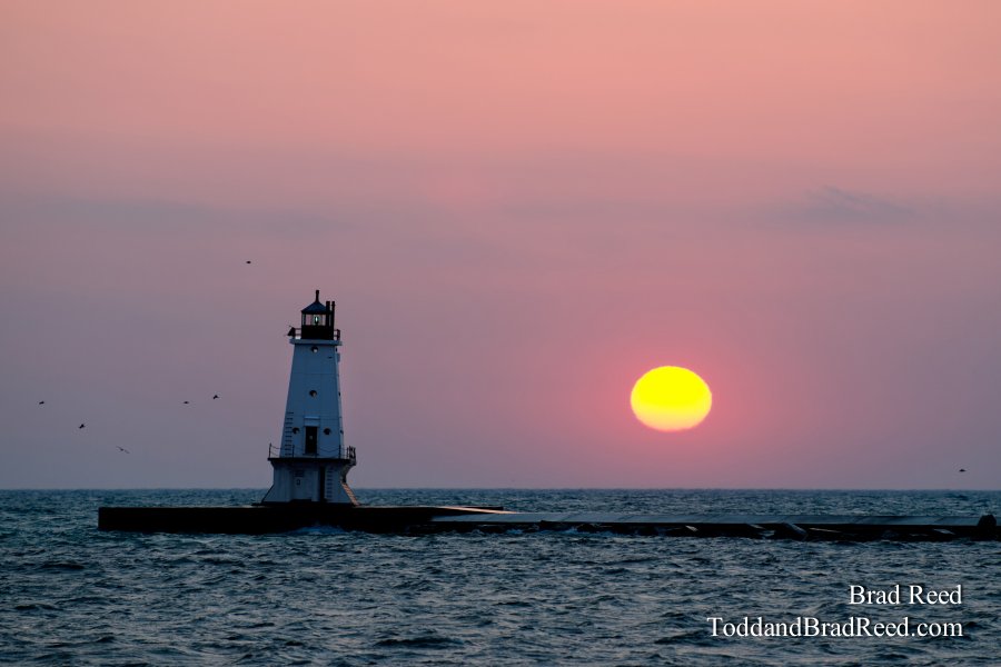 A Spring Sunset in Ludington