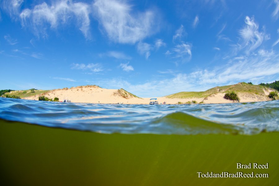 Pontooning at the Hamlin Dunes