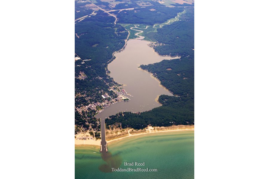 Pentwater from Above