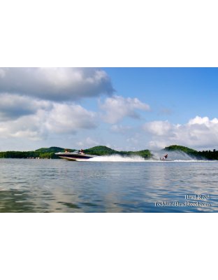Water Skiing on Bass Lake