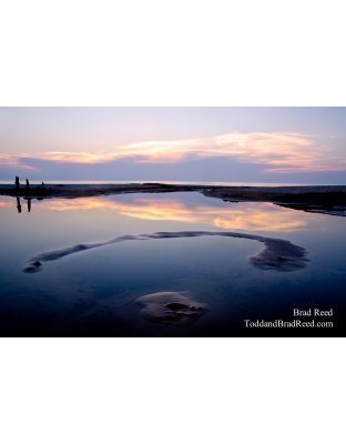 Subtle Sunset on Lake Michigan