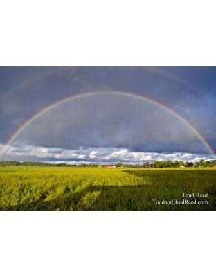 Double Rainbow Over Cherry Hill Farm