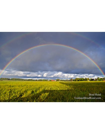 Double Rainbow Over Cherry Hill Farm