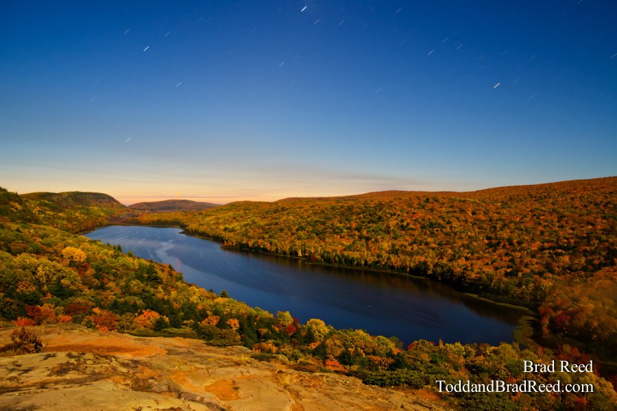 Lake of the Clouds Star Trails