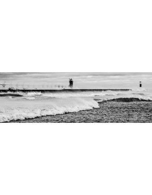 Flood Zone - Panoramic black and white