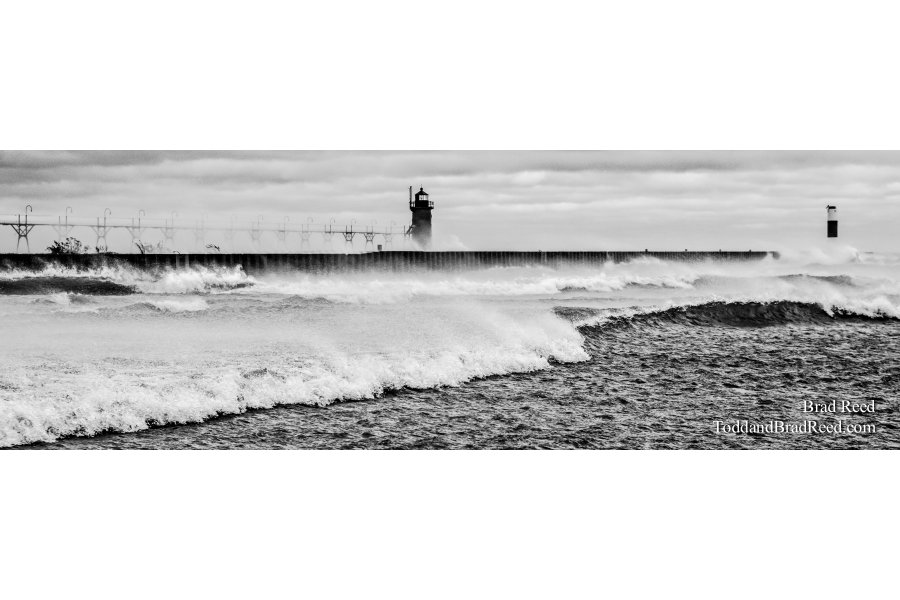 Flood Zone - Panoramic black and white