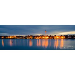 A Glowing Morning in Pentwater - Panoramic