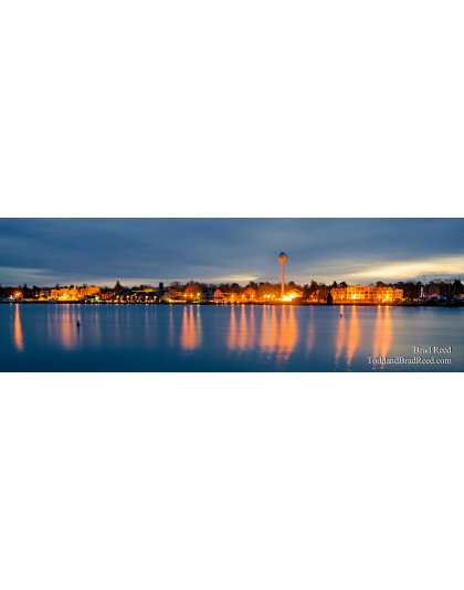 A Glowing Morning in Pentwater - Panoramic