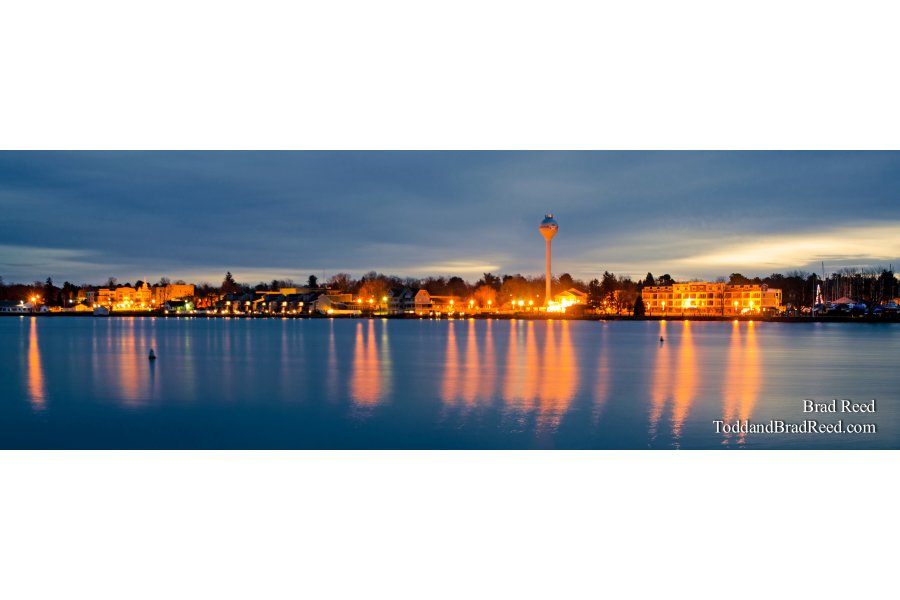 A Glowing Morning in Pentwater - Panoramic