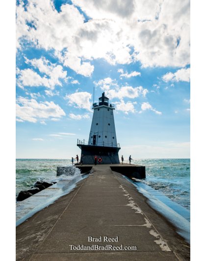 Ludington Lighthouse During Workshop (0507)