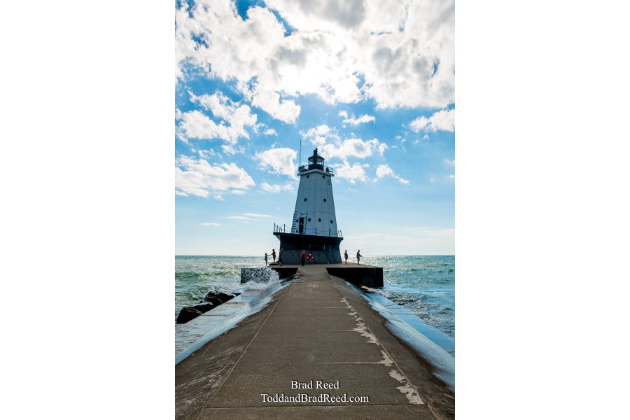 Ludington Lighthouse During Workshop (0507)
