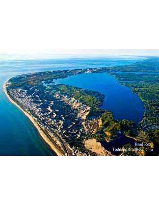 Birdseye View of Hamlin Lake
