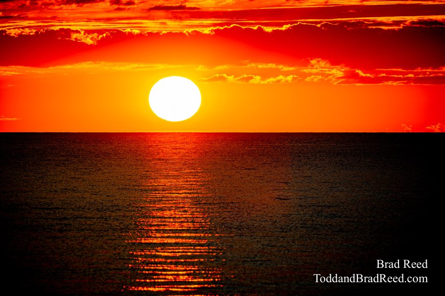 Sunset Off Stearns Park Beach (0814)