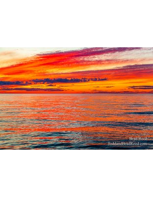 Sunset Off Stearns Park Beach (0871)