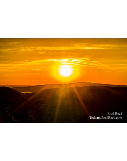 Brockway Mountain Drive at Sunrise (1375)