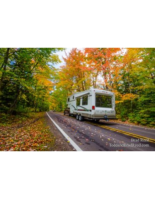 Fall Color on US 41 Near Copper Harbor (1389)