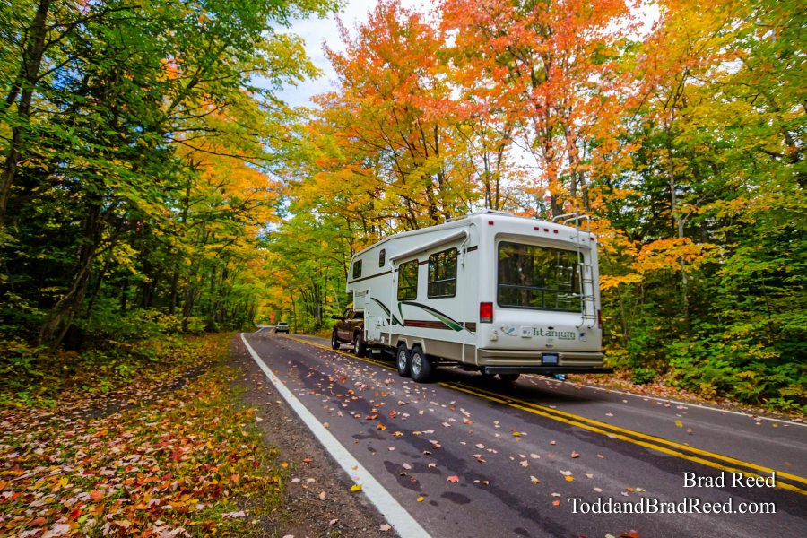 Fall Color on US 41 Near Copper Harbor (1389)