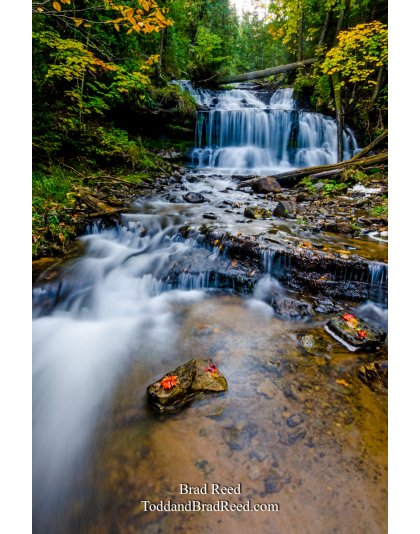 Wagner Falls Near Munising (1492)