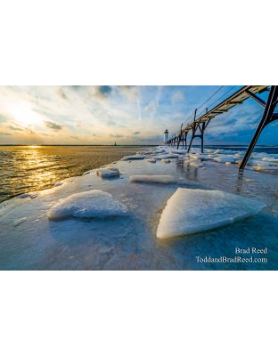 Manistee Lighthouse During Workshop (1982)