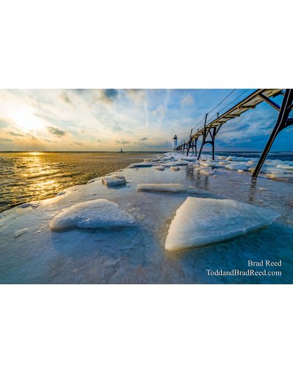 Manistee Lighthouse During Workshop (1982)