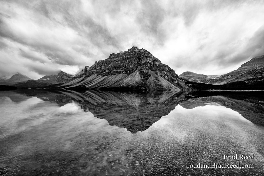 Drama at Bow Lake