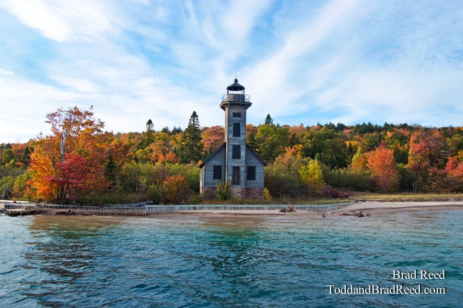 Grand Island Light at Gerlach Workshop in Munising (3784)