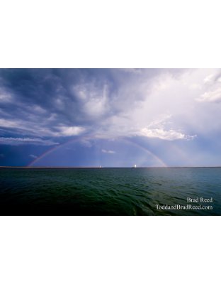 Rainbow Over Ludington Lighthouse (3881)