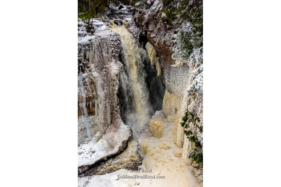 Miners Falls Waterfalll Near Munising (4358)