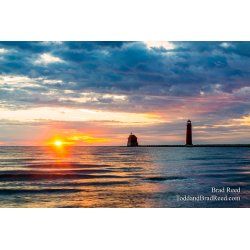 Sunset at Grand Haven Lighthouse (5869)
