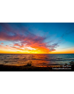 Sunset in Front of Budde and Sheryls (6238)