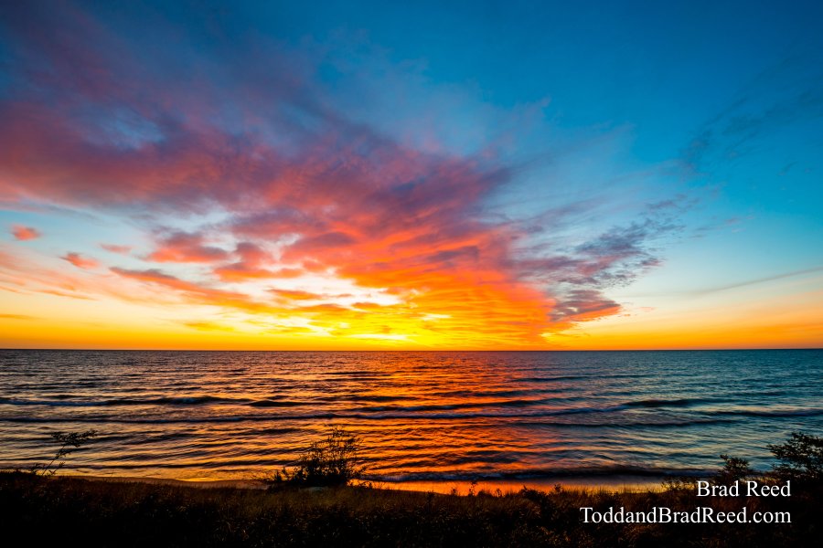 Sunset in Front of Budde and Sheryls (6238)