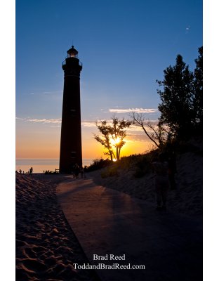 Sunset at Little Sable Point Lighthouse (6984)