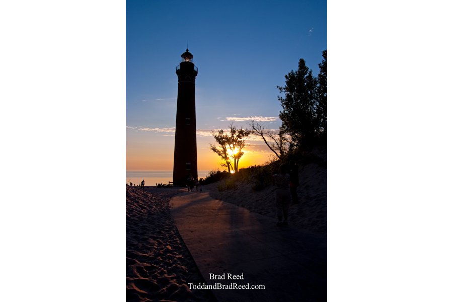 Sunset at Little Sable Point Lighthouse (6984)