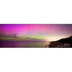 Hamlin Lake Workshop and Northern Lights Panoramic (7510)