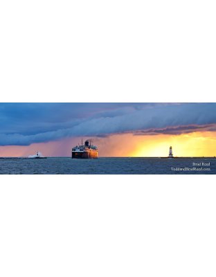 Heading Into The Storm - Panoramic