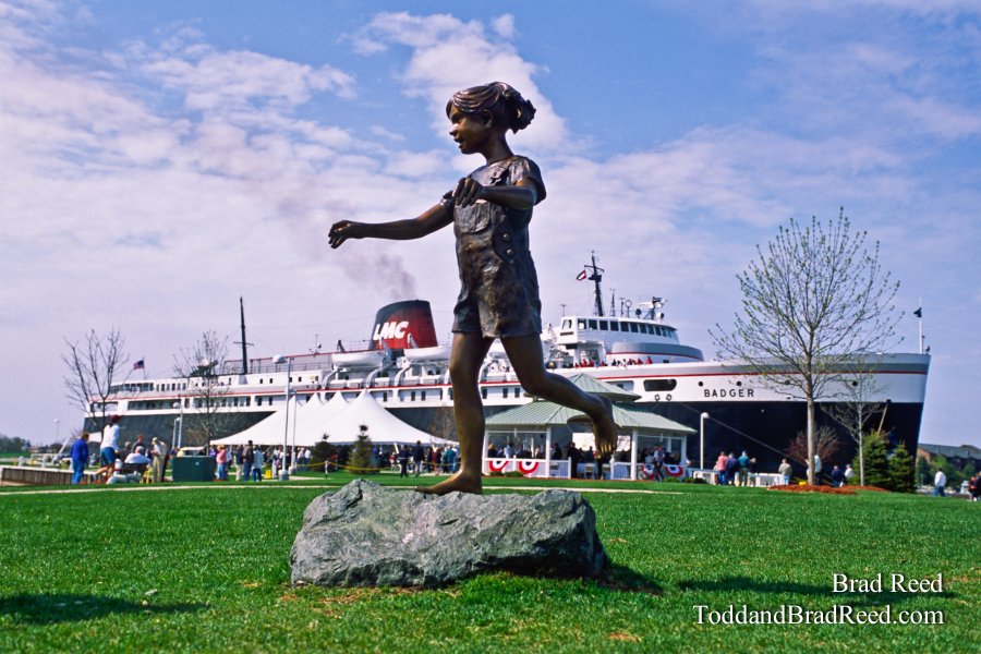 Ludington Sculpture Park and Badger