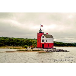 Round Island Light Near Mackinac Island (3147)