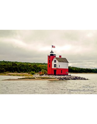 Round Island Light Near Mackinac Island (3147)