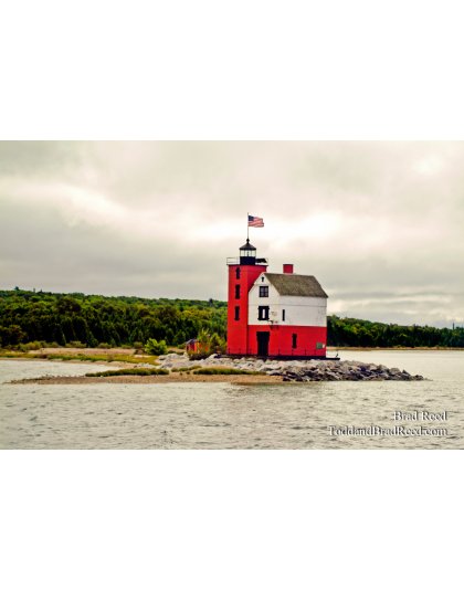 Round Island Light Near Mackinac Island (3147)