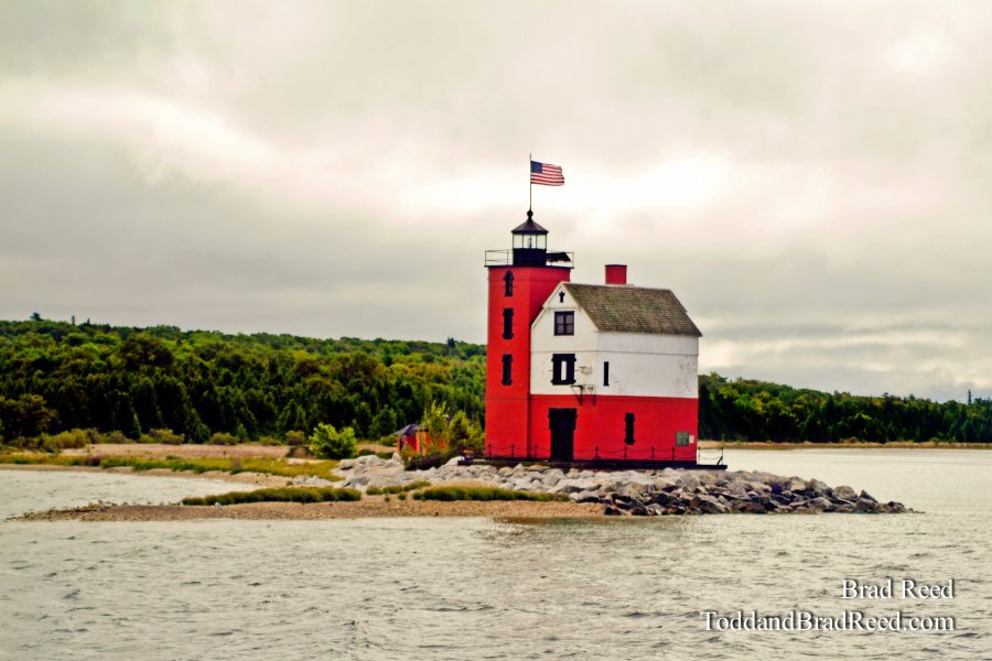 Round Island Light Near Mackinac Island (3147)