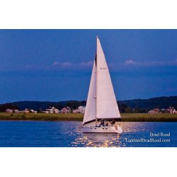 Sailboat and Moon (5851)
